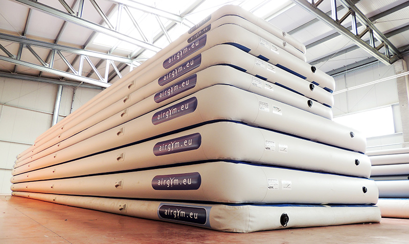 Pile of airtracks